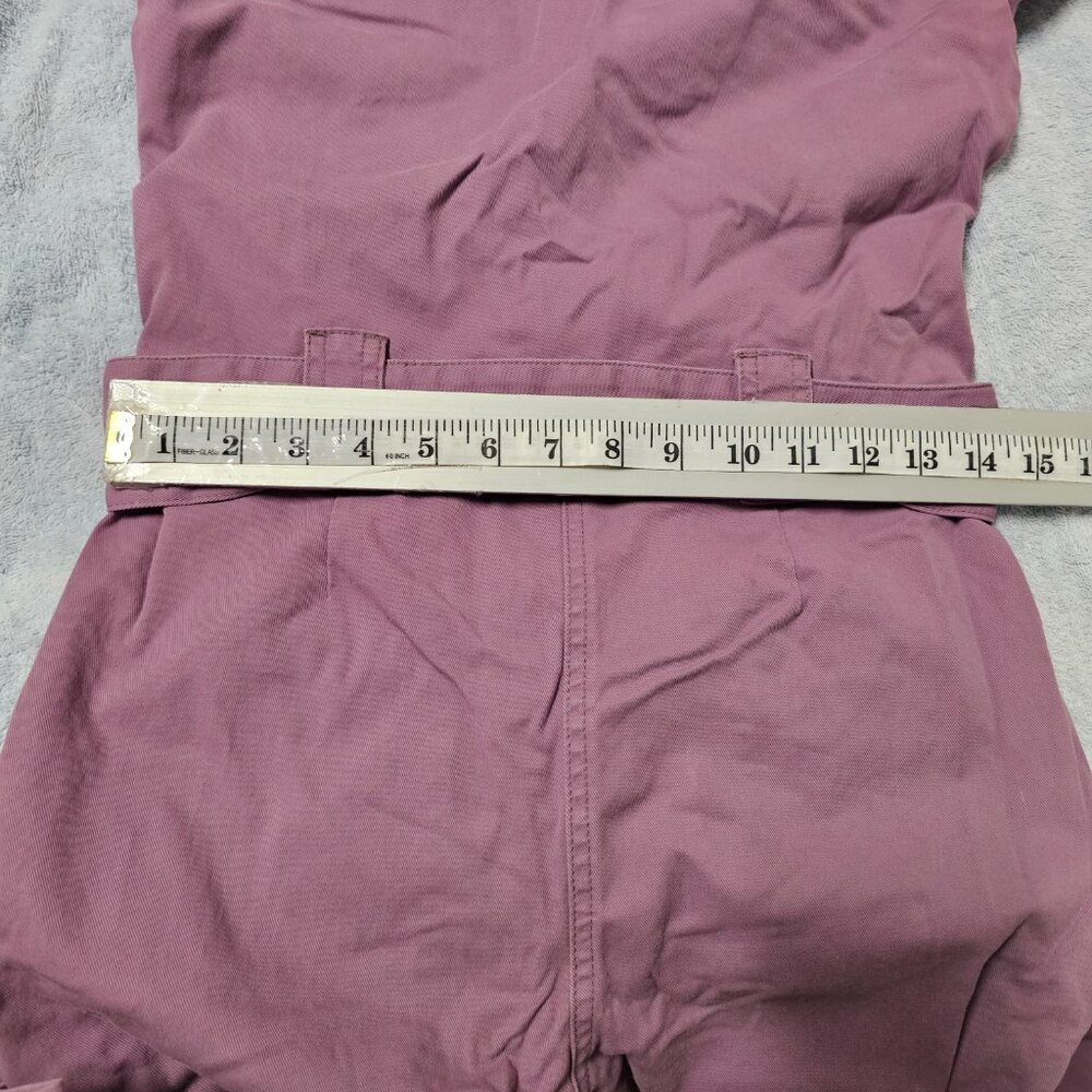 Sezane Paris Roby Women Jumpsuit Size 34 Grape Distressed - Picture 13 of 16